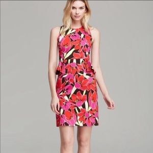 Kate Spade Floral Peplum Dress
